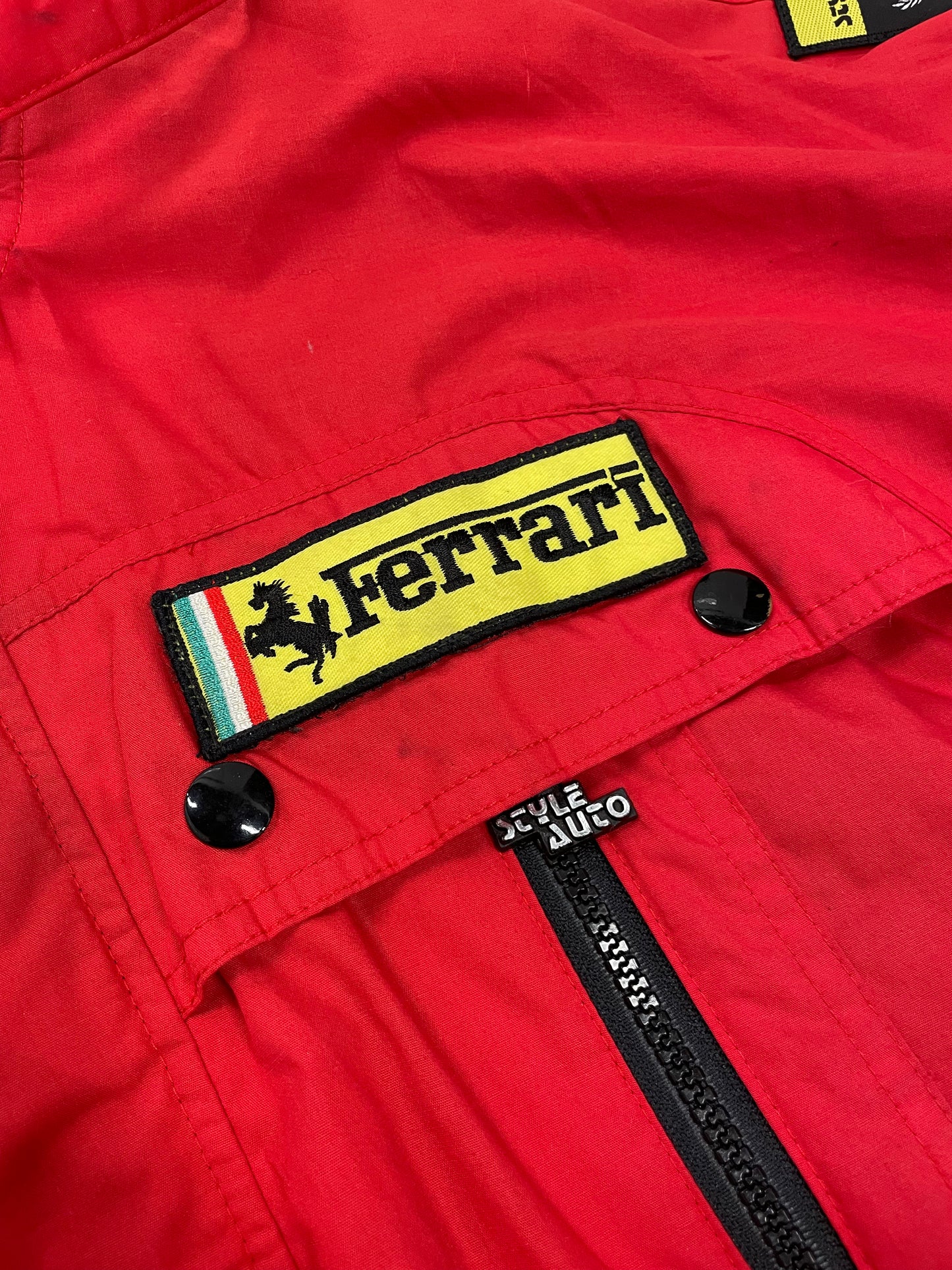 Vintage Ferrari Style Auto Jacket