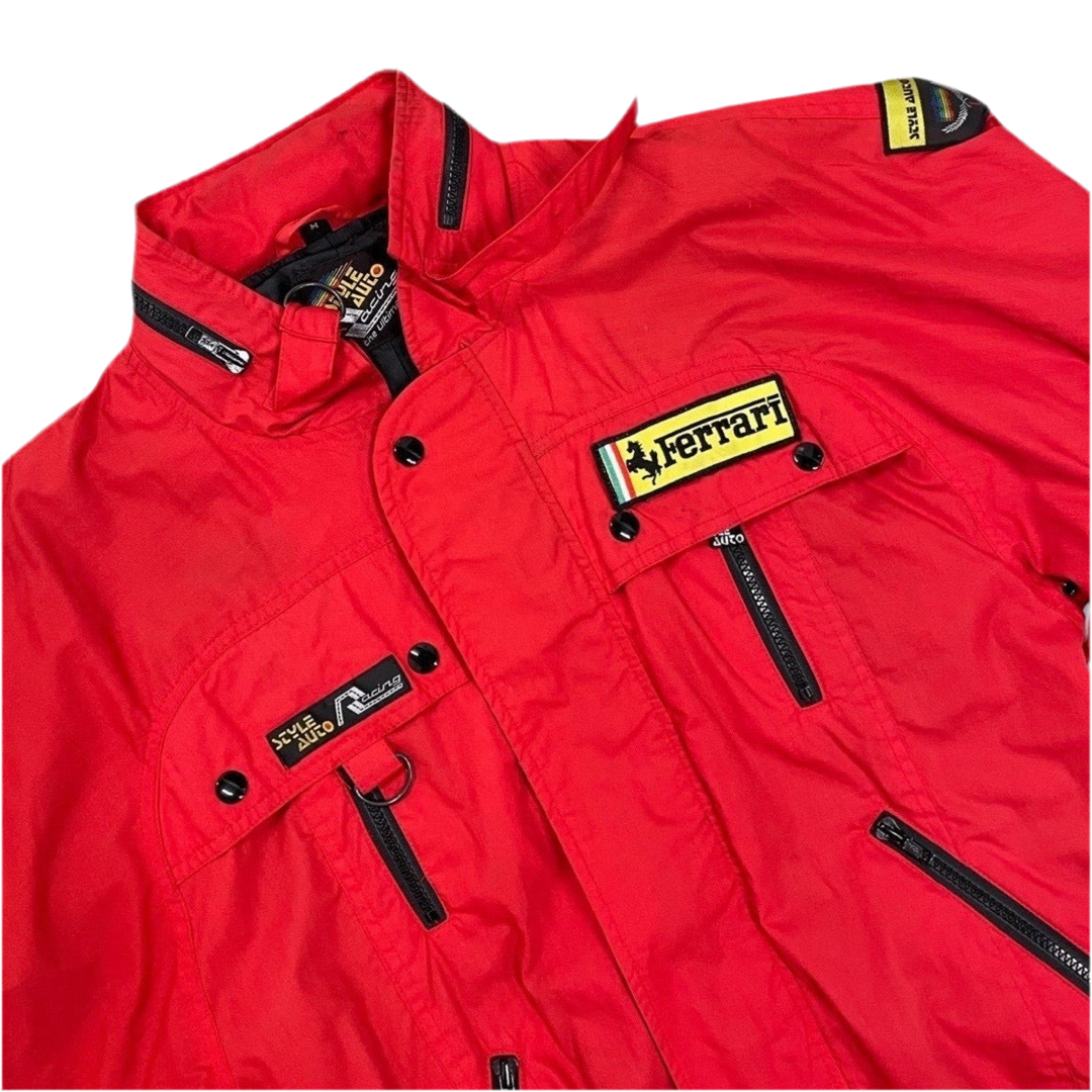 Ferrari Style Auto Windbreaker (Red)